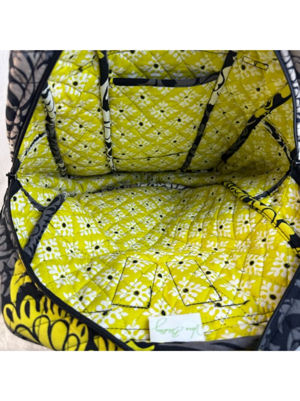 Vera Bradley Baroque Pattern Quilted cotton Campus Backpack Retired Design - Picture 5 of 7